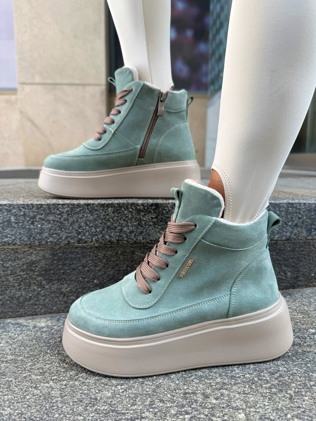 2025 Fashion New Casual Platform  Women  Ankle Shoes