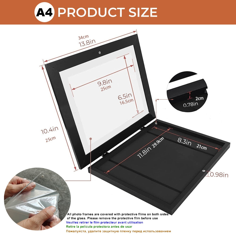🎨Children Art Projects Kids Changeable Art Frames👍