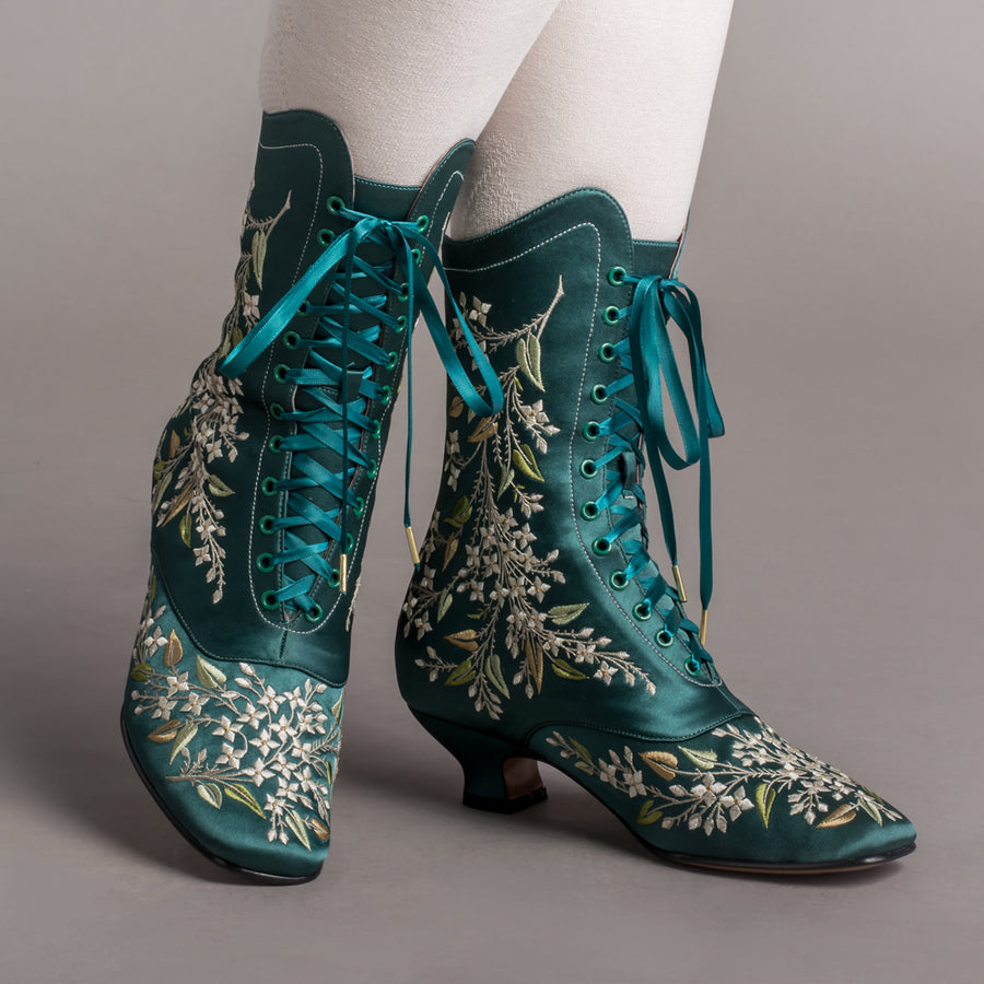 Flora Women's Embroidered Boots