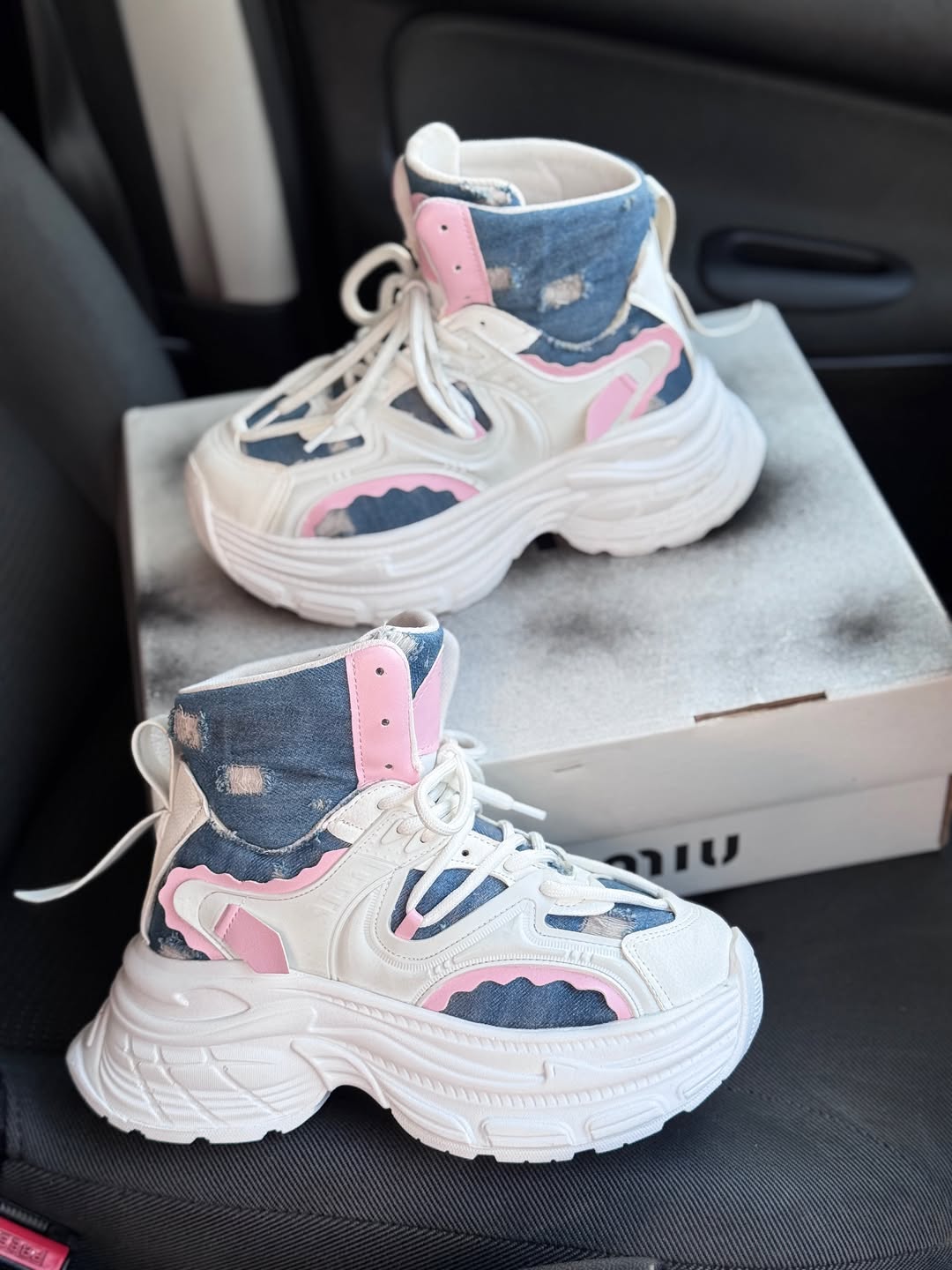 New High Top Platform Chunky Sneakers