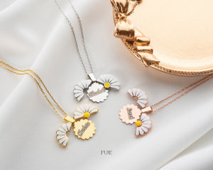 Personalised Daisy Necklace