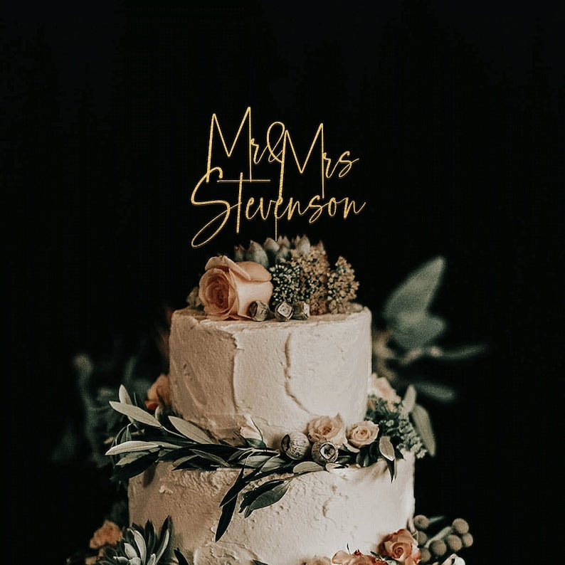 Personalized Cake Topper