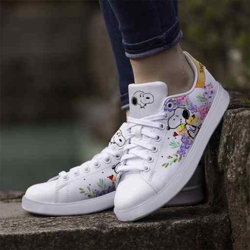 New Women's Cartoon Casual Leather Sneakers