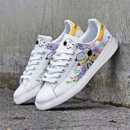 New Women's Cartoon Casual Leather Sneakers