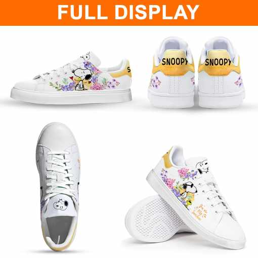 New Women's Cartoon Casual Leather Sneakers