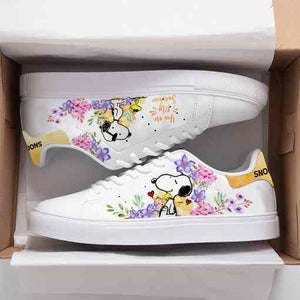 New Women's Cartoon Casual Leather Sneakers