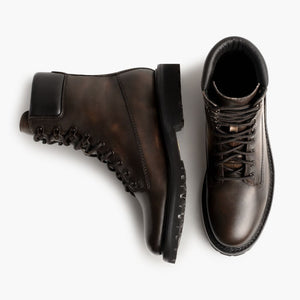 High quality men's genuine leather handmade boots