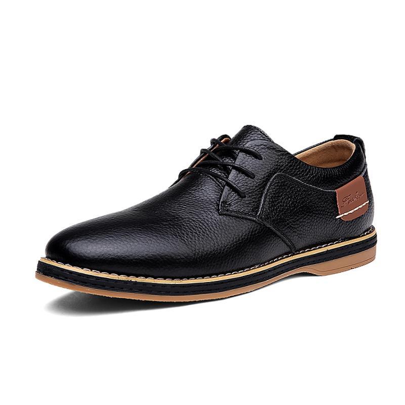 New Fashion Men Oxford Genuine Leather Dress Shoes
