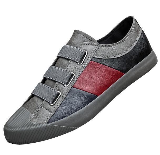 New Hot Fashion Men Leather Slip-On Casual Shoes