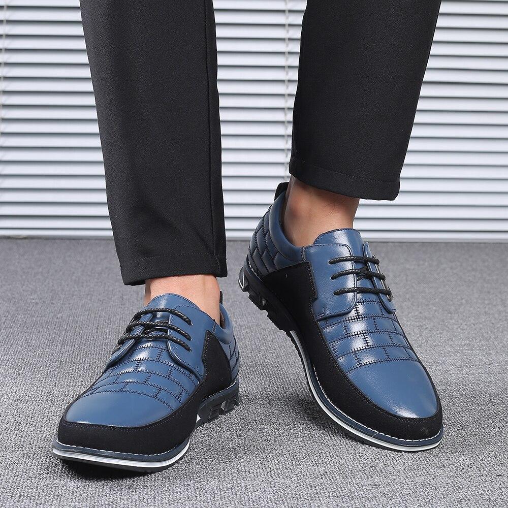 New Fashion Big Size Oxfords Leather Men's Shoes