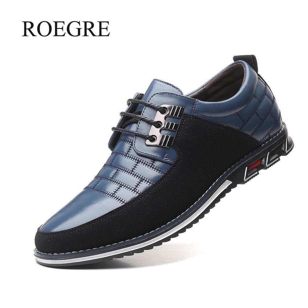 New Fashion Big Size Oxfords Leather Men's Shoes