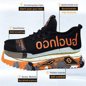 Lightweight Steel Toe indestructible Sneakers
