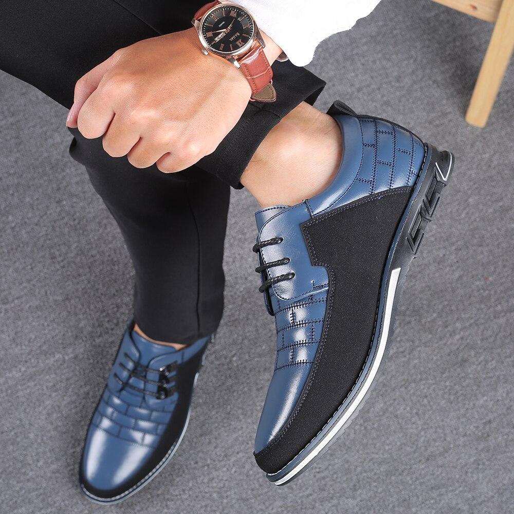 New Fashion Big Size Oxfords Leather Men's Shoes