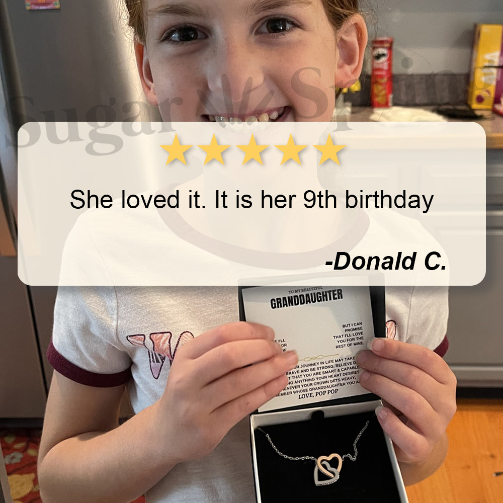 To My Granddaughter - Personalized Beautiful Gift Set