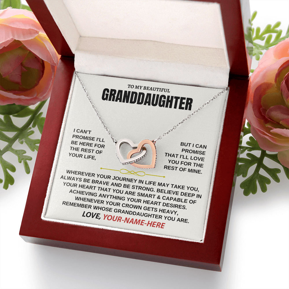 To My Granddaughter - Personalized Beautiful Gift Set