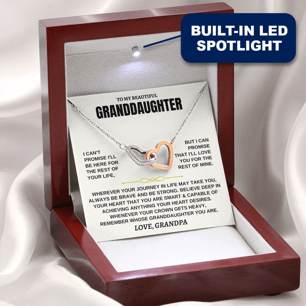 To My Granddaughter - Personalized Beautiful Gift Set